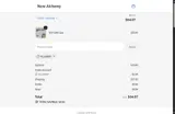 ALCHEMY coupon verification screenshot