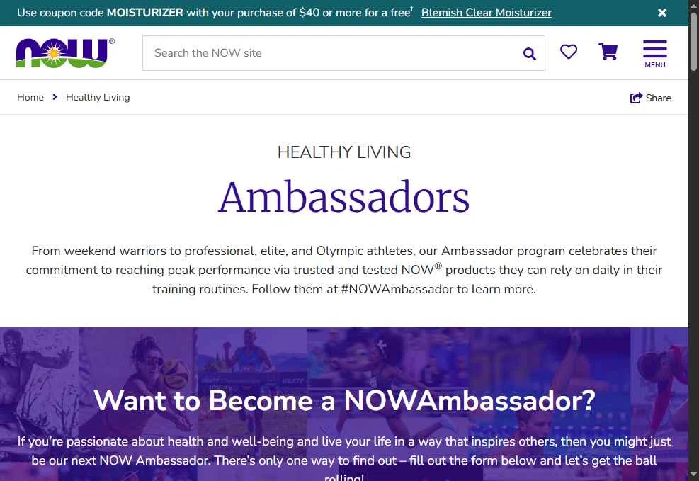 Now Foods checkout page showing Now Foods coupon code box | Screenshot taken by SimplyCodes community member on Dec 31, 2025