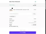 Now That's Personal coupon verification screenshot