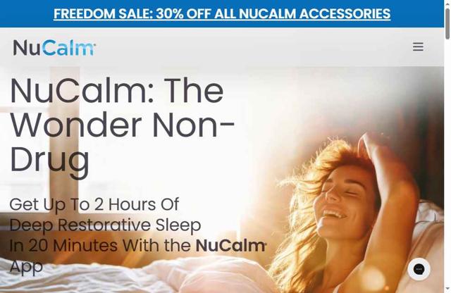 NuCalm checkout page showing NuCalm promo code box | Screenshot taken by SimplyCodes community member on Jul 22, 2025