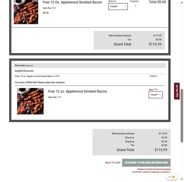 Nueske's checkout page showing Nueske's discount code box | Screenshot taken by SimplyCodes community member on Feb 1, 2026