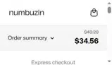 NUMBUZIN20 coupon verification screenshot