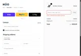 NÜO Athletics coupon verification screenshot