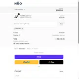 NÜO Athletics coupon verification screenshot