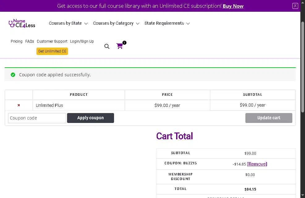 NurseCe4Less Promo Codes - 15% Off (7 Verified) Jun 2026