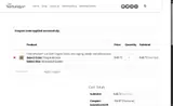 LUXWELCOME10 coupon verification screenshot