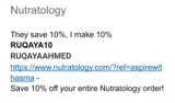 RUQAYA10 coupon verification screenshot