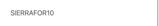 SIERRAFOR10 coupon verification screenshot