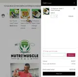 Nutri Muscle Meals coupon verification screenshot