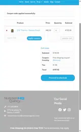 FREESHIP coupon verification screenshot