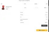 CESARAUGUSTO coupon verification screenshot