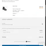 Nunn Bush coupon verification screenshot