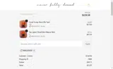 Never Fully Dressed US coupon verification screenshot