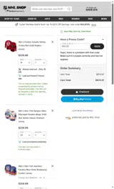 NHL29 coupon verification screenshot