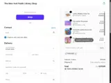NYPL Shop coupon verification screenshot
