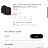 NHL39FS coupon verification screenshot