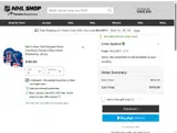 New York Rangers Shop coupon verification screenshot