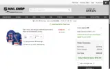 New York Rangers Shop coupon verification screenshot