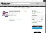 New York Rangers Shop coupon verification screenshot