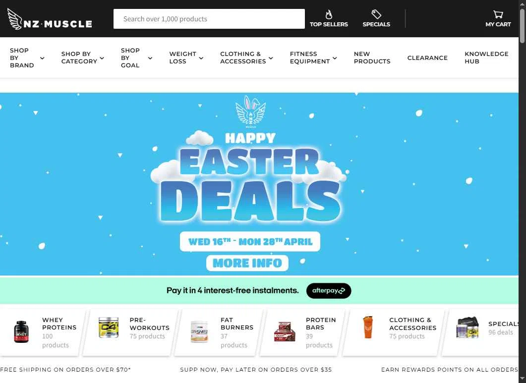NZ Muscle checkout page showing NZ Muscle promo code box | Screenshot taken by SimplyCodes community member on Apr 25, 2025