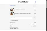 Oak & Hyde coupon verification screenshot