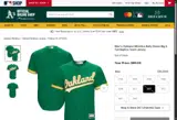 Oakland Athletics coupon verification screenshot