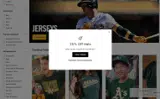 Oakland Athletics coupon verification screenshot