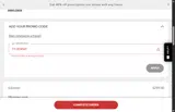 Oakley coupon verification screenshot