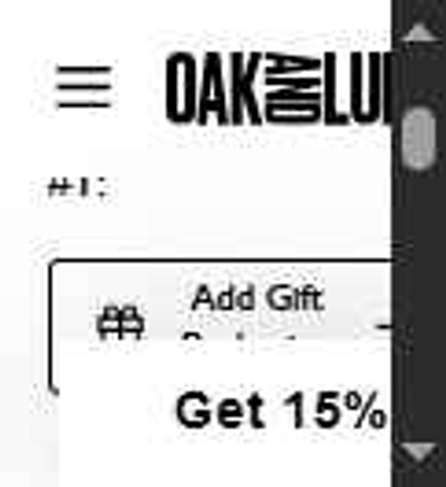 Oak & Luna checkout page showing Oak & Luna promo code box | Screenshot taken by SimplyCodes community member on Sep 2, 2025