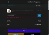 Oak Manor Fragrances coupon verification screenshot