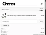WOKOD coupon verification screenshot