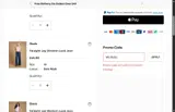 Oasis Clothing coupon verification screenshot