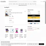 Oasis Clothing coupon verification screenshot