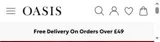 Oasis Clothing coupon verification screenshot