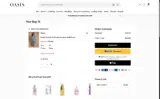 Oasis Clothing coupon verification screenshot