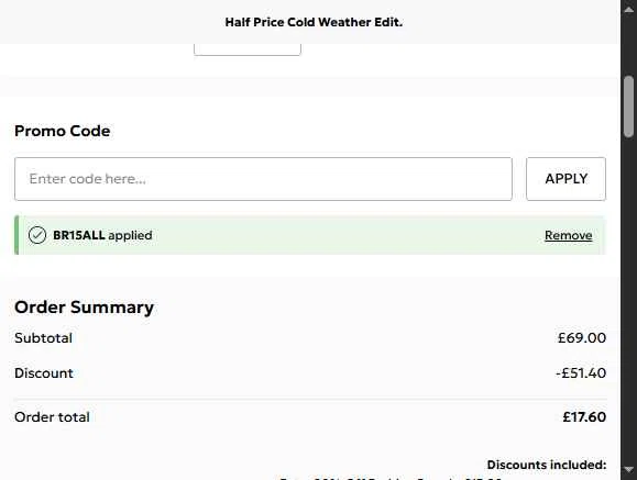 Oasis Clothing checkout page showing Oasis Clothing promo code box | Screenshot taken by SimplyCodes community member on Dec 8, 2025