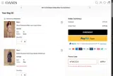 Oasis Clothing coupon verification screenshot