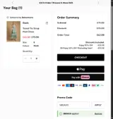 Oasis Clothing coupon verification screenshot