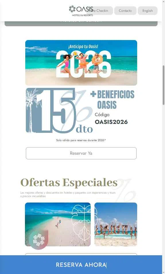 Oasis Hotels & Resorts checkout page showing Oasis Hotels & Resorts promo code box | Screenshot taken by SimplyCodes community member on Jul 2, 2025