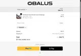 Obalus coupon verification screenshot