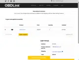 OBDLink coupon verification screenshot