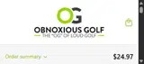 Obnoxious Golf coupon verification screenshot