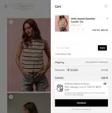 Obsessions Boutique coupon verification screenshot