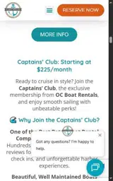 OC Boat Rentals coupon verification screenshot
