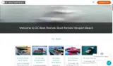 OC Boat Rentals coupon verification screenshot