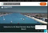 OC Boat Rentals coupon verification screenshot