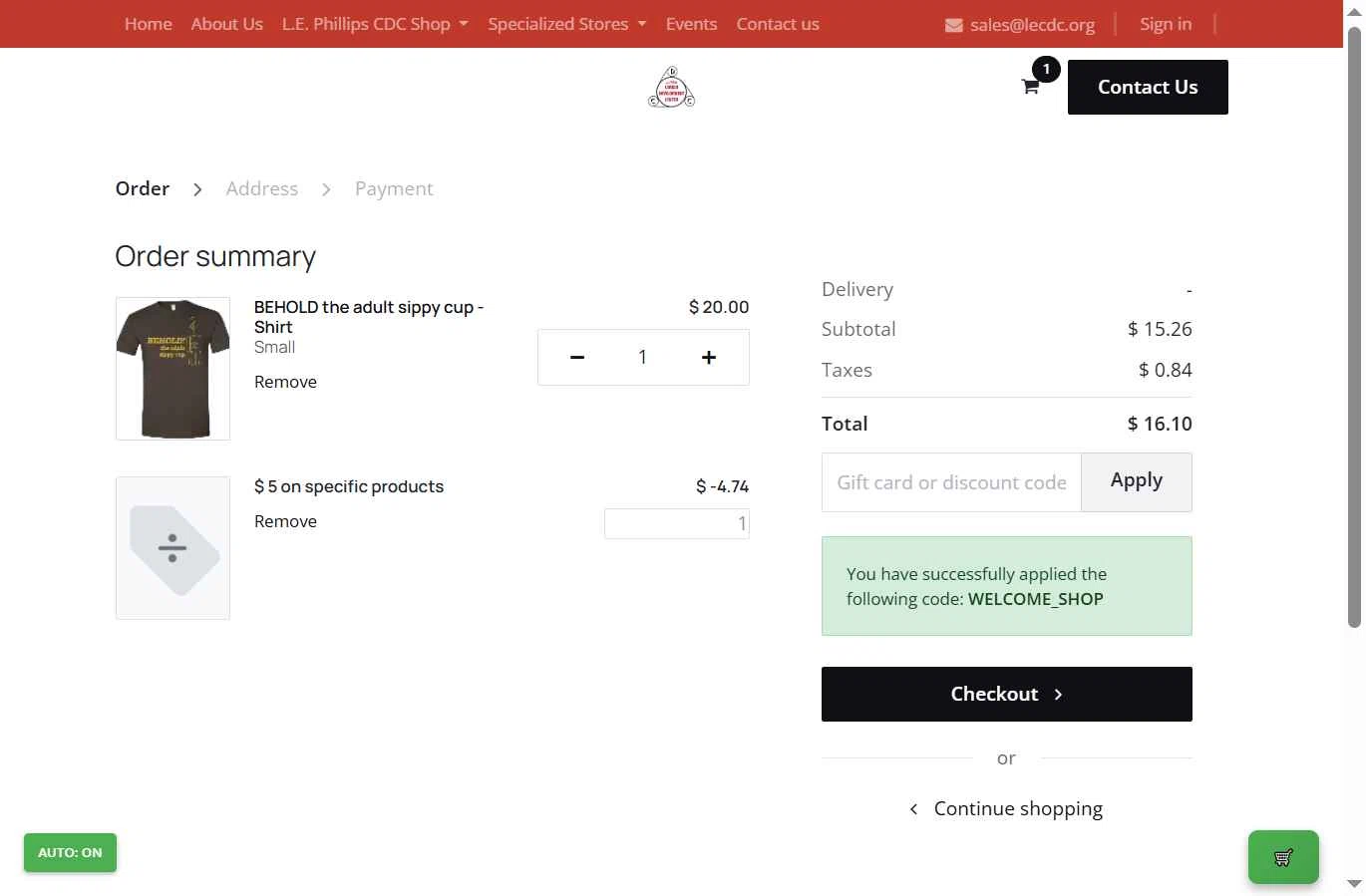 Odoo checkout page showing Odoo discount code box | Screenshot taken by SimplyCodes community member on Oct 24, 2025