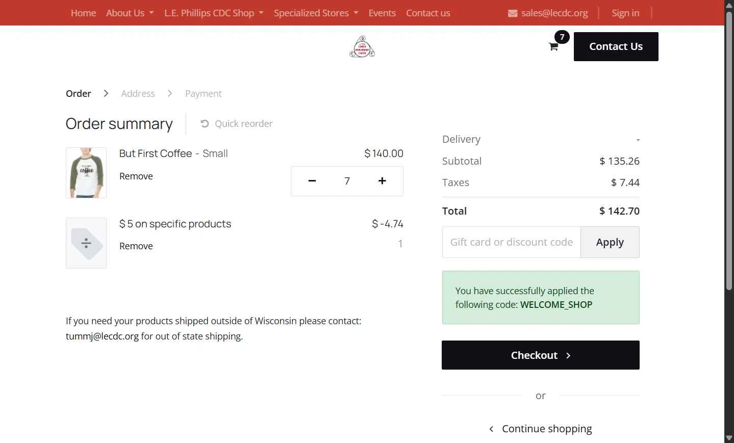 Odoo checkout page showing Odoo discount code box | Screenshot taken by SimplyCodes community member on Jan 14, 2026