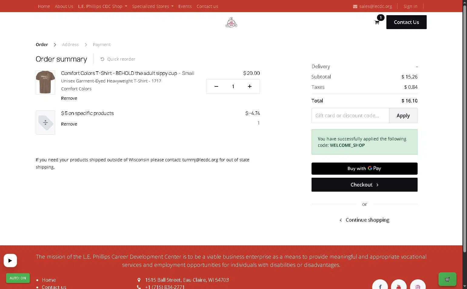 Odoo checkout page showing Odoo discount code box | Screenshot taken by SimplyCodes community member on Jan 3, 2026
