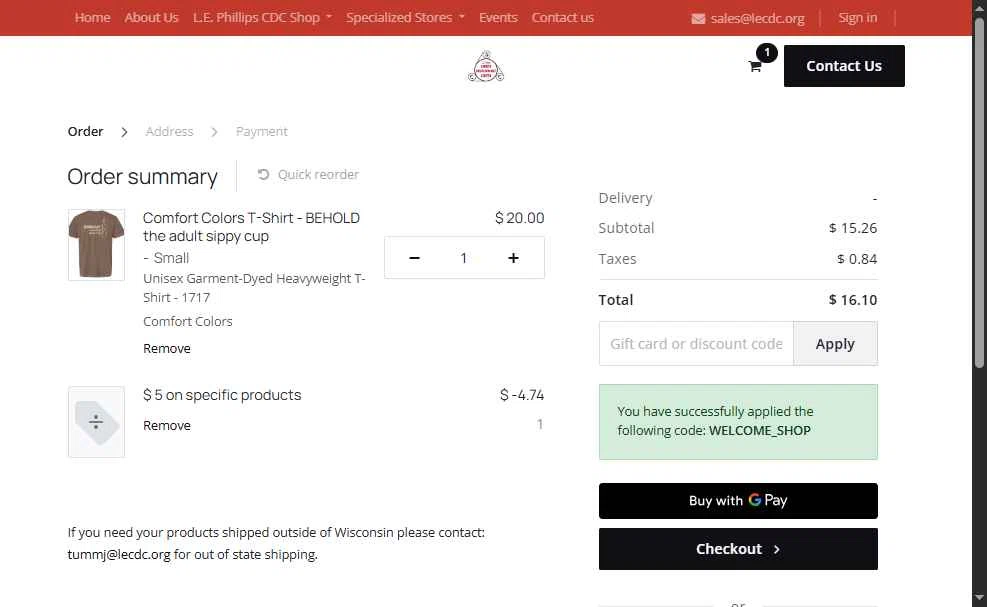 Odoo checkout page showing Odoo discount code box | Screenshot taken by SimplyCodes community member on Dec 18, 2025